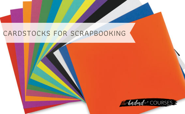 Cardstocks for scrapbooking