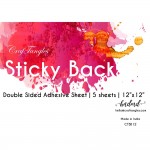 CrafTangles Sticky Back - 12x12 double sided adhesive sheet