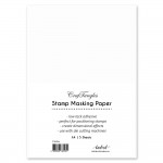 CrafTangles Stamping Masking Sheets / masking paper (Pack of 5) - A4