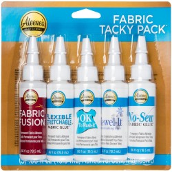 Aleene's Try Me Size Fabric Tacky Pack (5 per Pkg)