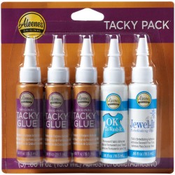 Aleene's Try Me Size Tacky Pack .66oz (5 per Pkg)