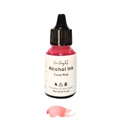 CrafTangles Alcohol Inks (15 ml) - Coral Pink