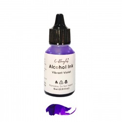 CrafTangles Alcohol Inks (15 ml) - Vibrant Violet