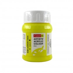 Camel Artist Acrylic Colour 500ml Jar - Cadmium Lemon Hue