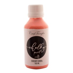 CrafTangles Chalk Paint - Cheeky Coral (100 ml)