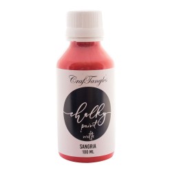 CrafTangles Chalky Paint - Sangria (100 ml)