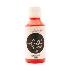 CrafTangles Chalky Paint - Tomato Red (100 ml)