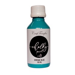 CrafTangles Chalky Paint - Vintage Blue (100 ml)