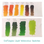 CrafTangles liquid watercolor (15 ml) - Moss Green