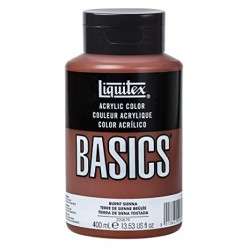 Liquitex Basics Acrylic Paint - Burnt Sienna  (400ML)