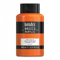 Liquitex Basics Acrylic Paint - Cadmium Orange Hue (400ML)