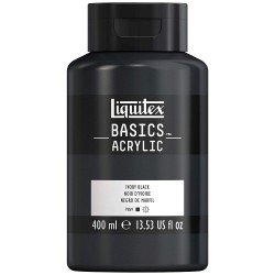 Liquitex Basics Acrylic Paint - Ivory Black (400ML)