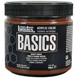Liquitex Basics Acrylic Paint - Burnt Umber (946ML)