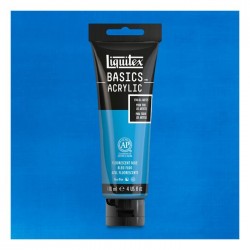 Liquitex Basics Acrylic Paint - Flourescent Blue (118ML)