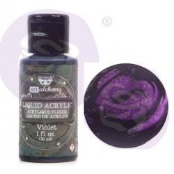 Prima Finnabair Art Alchemy Liquid Acrylic Paint 1 Fluid Ounce - Violet
