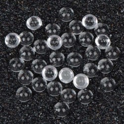 Clear Drops (6 mm) -- 100 pcs