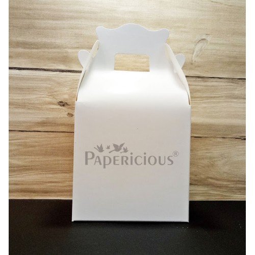 Favor Box with Handle - pack of 5 (Papericious Die Cut Boxes)