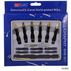 SkyGold 22 Carat gold plated nibs for Calligraphy