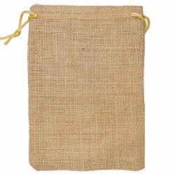 Jute Pouch / Potli for Decoupage or Painting (3 by 4 inch) - Single piece