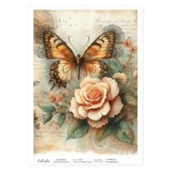CrafTangles Decoupage Napkin / Tissue / Collage Paper - Butterflies 2