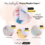 CrafTangles Decoupage Napkin / Tissue / Collage Paper - Buddha 1
