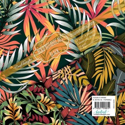 CrafTangles Decoupage Paper Pack  - Bold Botanicals Black (12 by 12 inch) - 4 sheets