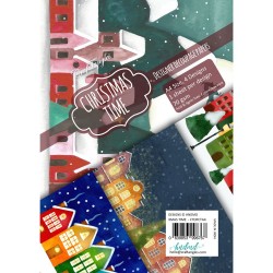 CrafTangles Decoupage Paper Pack  - Christmas Time (A4) - 4 sheets
