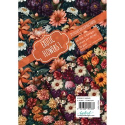 CrafTangles Decoupage Paper Pack  - Exotic Flowers 1 (A4) - 4 sheets