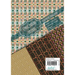 CrafTangles Decoupage Paper Pack  - Ethnic Indian Patterns 1 (A4) - 4 sheets