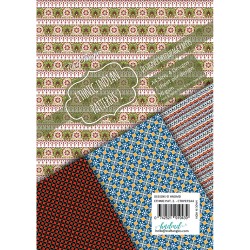 CrafTangles Decoupage Paper Pack  - Ethnic Indian Patterns 2 (A4) - 4 sheets