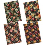 CrafTangles Decoupage Paper Pack  - Exotic Flowers 2 (A4) - 4 sheets