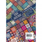 CrafTangles Decoupage Paper Pack  - Floral Batik Print (A4) - 4 sheets