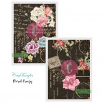 CrafTangles Decoupage Paper Pack  - Floral Frenzy (A4) - 4 sheets