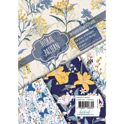 CrafTangles Decoupage Paper Pack  - Floral Pattern (A4) - 4 sheets
