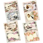 CrafTangles Decoupage Paper Pack  - Happily Ever After (A4) - 4 sheets