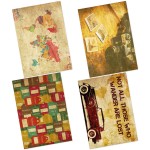 CrafTangles Decoupage Paper Pack  - I Travel the World (A4) - 4 sheets