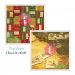 CrafTangles Decoupage Paper Pack  - I Travel the World (12 by 12 inch) - 4 sheets
