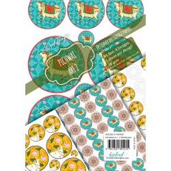 CrafTangles Decoupage Paper Pack  - Pichwai Art 2 (A4) - 4 sheets