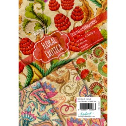 CrafTangles Decoupage Paper Pack  - Floral Exotica (A4) - 4 sheets