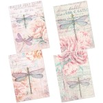 CrafTangles Decoupage Paper A4 - Spring Dragonflies
