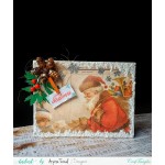 CrafTangles Decoupage Paper Pack  - Letters to Santa (A4) - 4 sheets