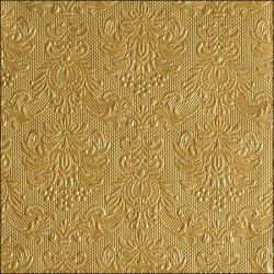 German Decoupage Napkins (5 pcs)  - Elegance Gold (Textured)