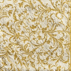 German Decoupage Napkins (5 pcs)  - Elegance Damask Textured