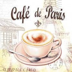 German Decoupage Napkins (5 pcs)  - Cafe De Paris