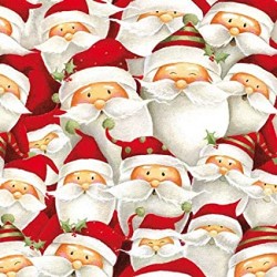 German Decoupage Napkins (5 pcs)  - Funny Santa (Christmas)