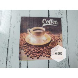 A pack of 12 by 12 inch Decoupage Napkins / Decoupage Tissues (5 pcs)  - Coffee Break