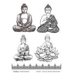 CrafTangles A4 Transfer It Sheets - Buddha