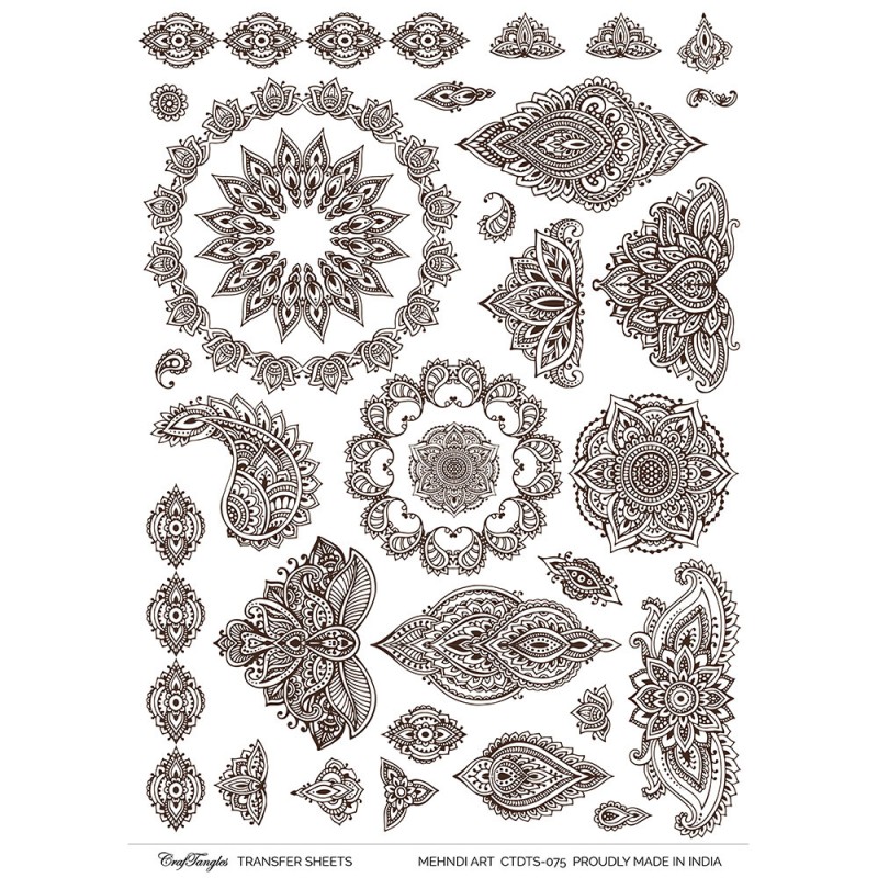 Set of sketches mehndi stock vector. Illustration of hand - 59184383
