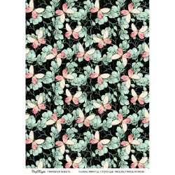 CrafTangles A4 Transfer It Sheets - Floral Print 15