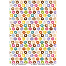 CrafTangles A4 Transfer It Sheets - Delicious Donuts